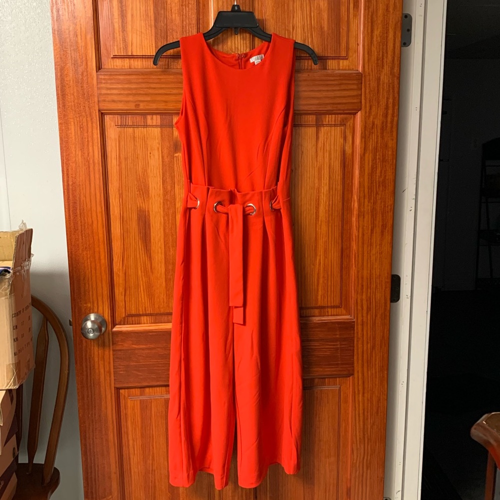 Orange Petite Jumpsuit